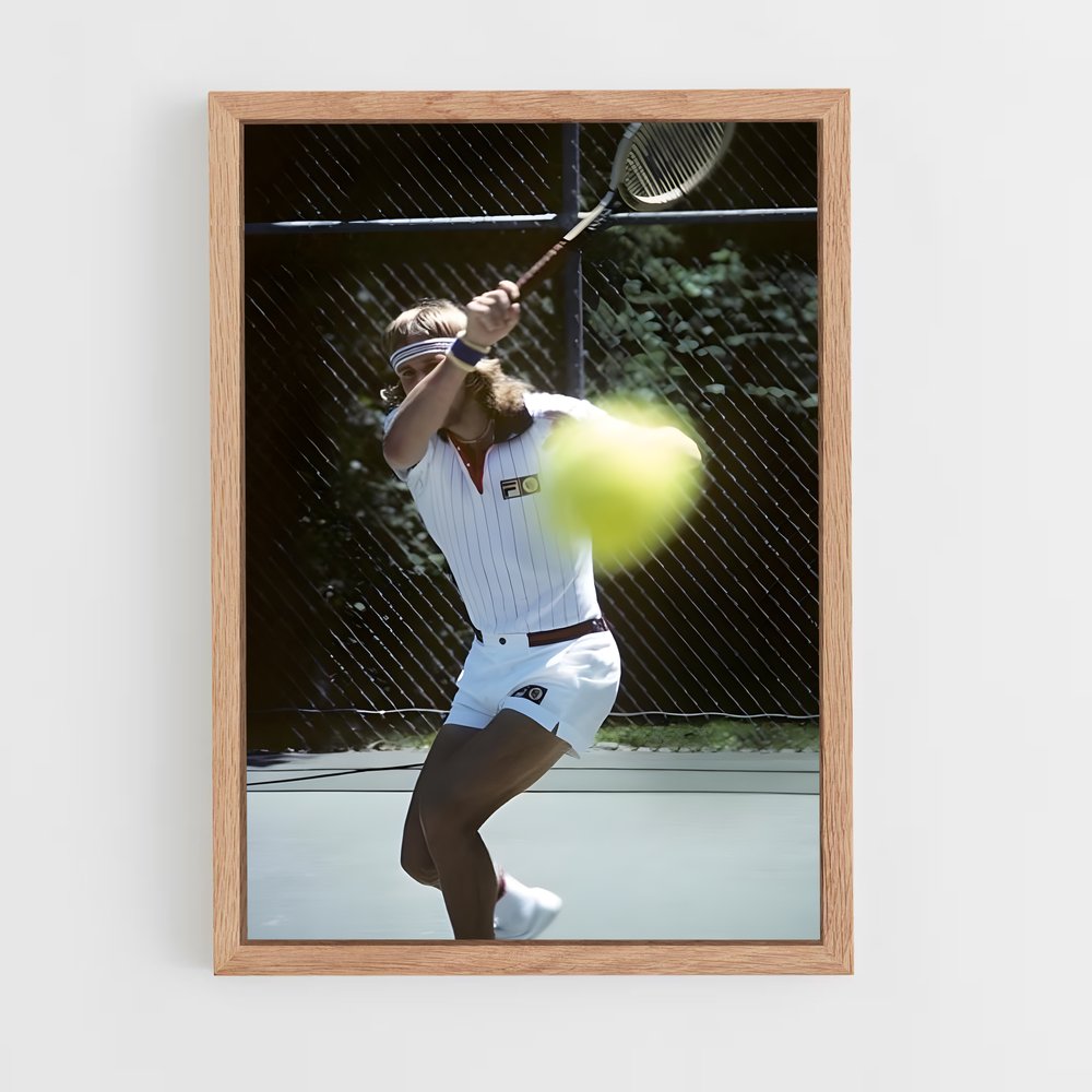 Poster Service de Smash – affiche Tennis (vue 4)